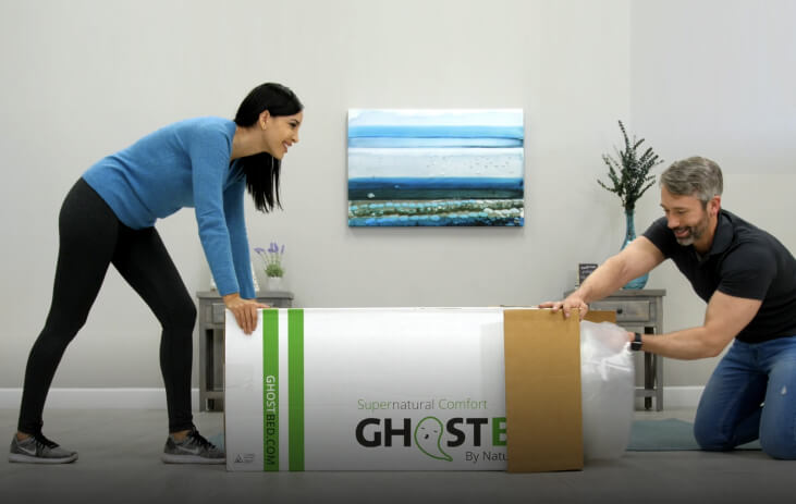 Unboxing your GhostBed Natural Mattress