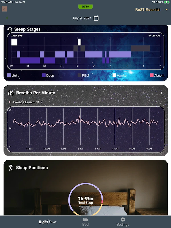 Dig In to Your Sleep Stats With NightVision™